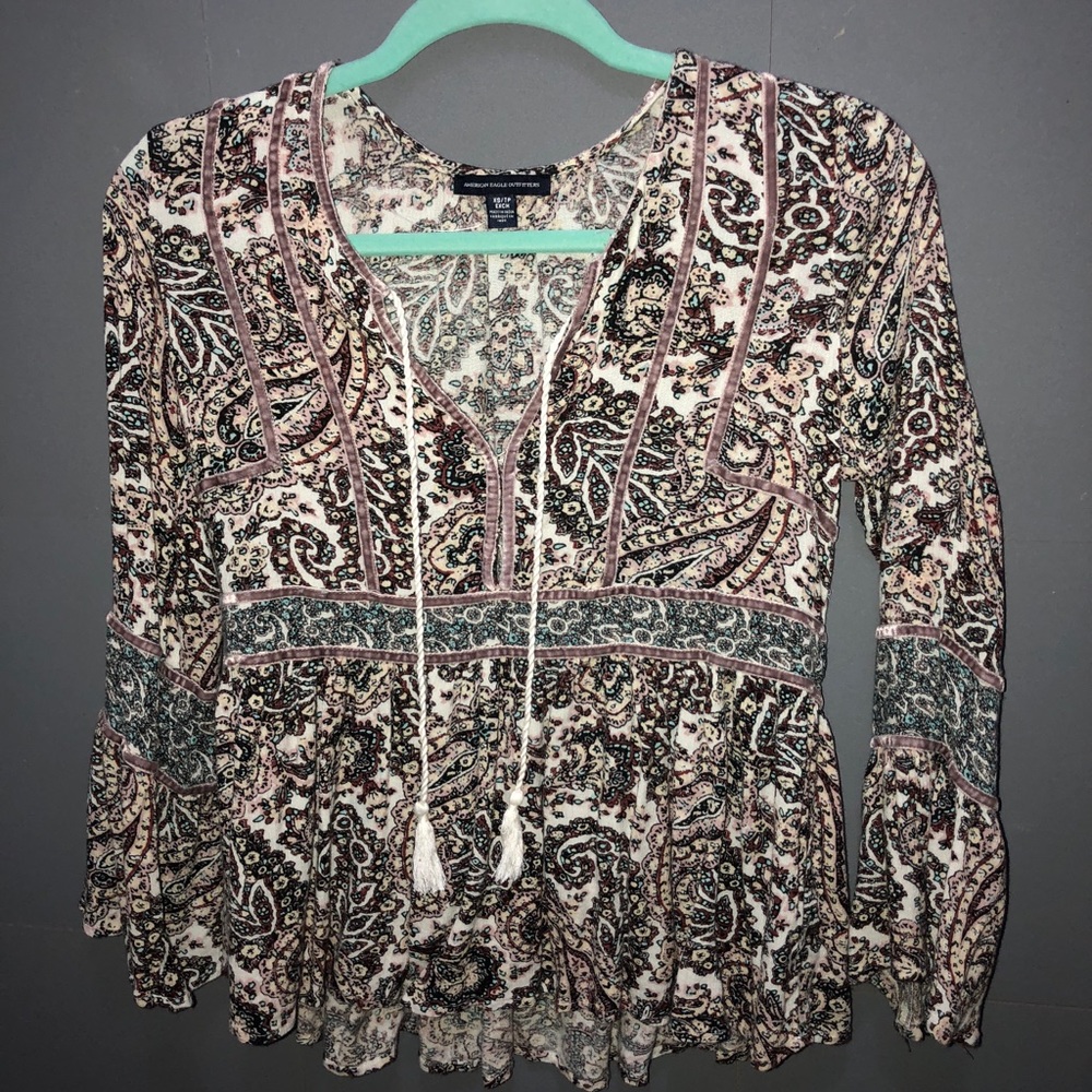 american eagle blouse